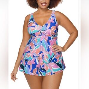 Raisins Curve Floral Lucia Swim Dress